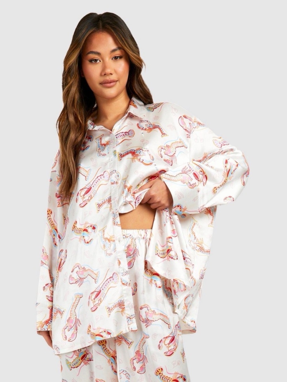 Boohoo Oversized Pajamas